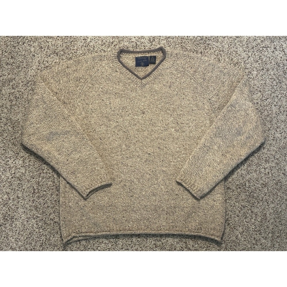 American Eagle Limited Edition Shetland Wool Knit Sweater Vintage Hong Kong XL